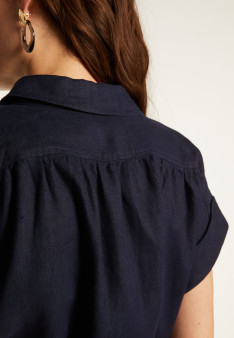 Robe manches longues en lin - Emy