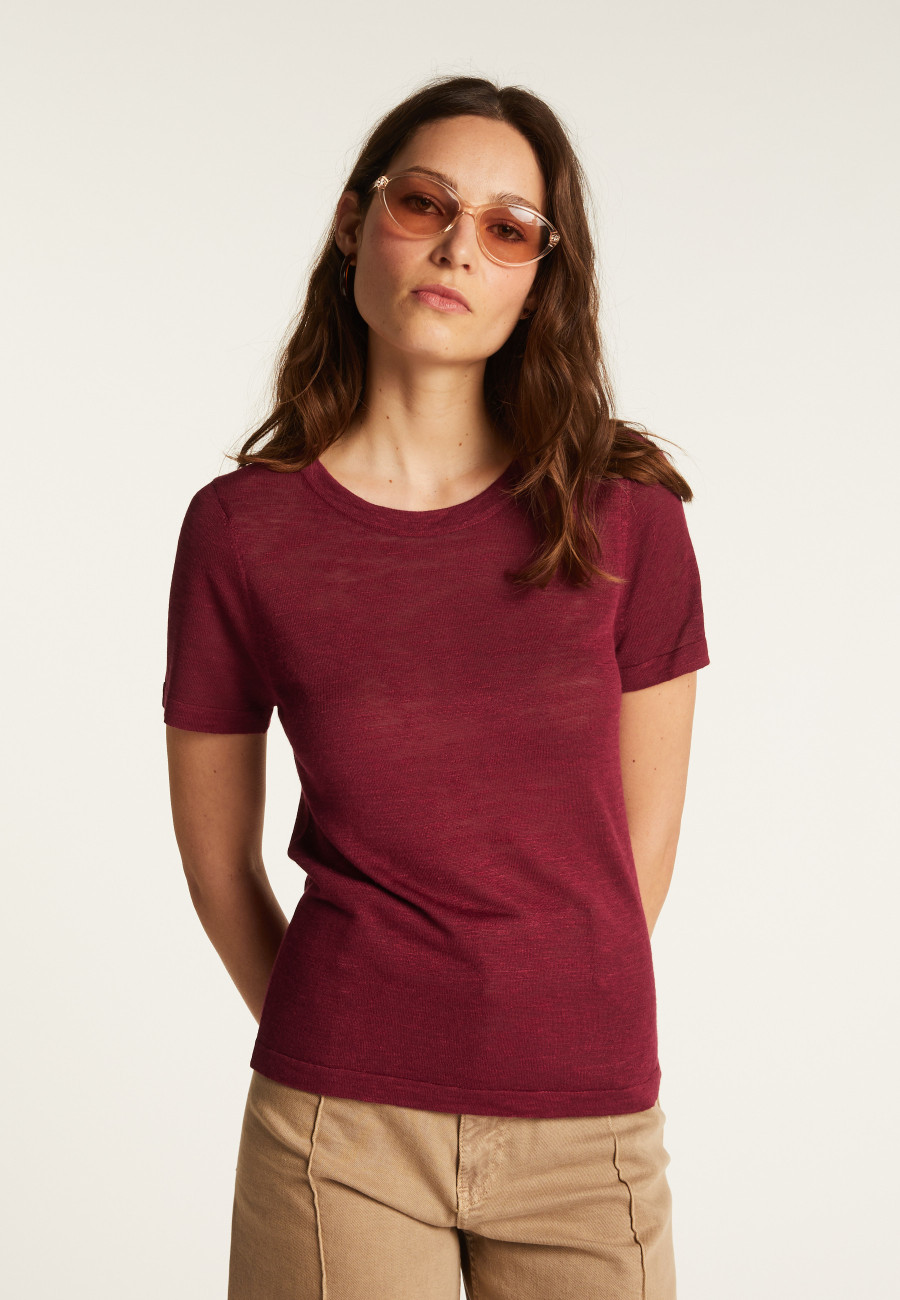 Slub linen T-shirt - Lucie Slub linen T-shirt - Lucie