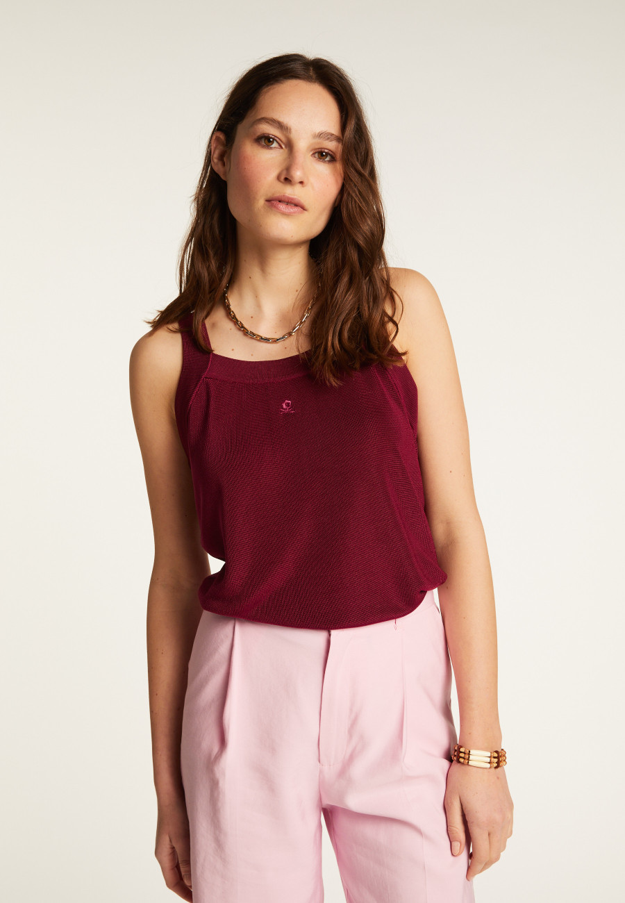Tank top in Fil Lumière® - Doris Tank top in Fil Lumière® - Doris