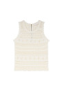 Openwork cotton tank top Danny