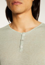 Tshirt col tunisien en lin
