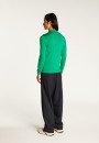 Jumper with polo collar in merino wool - Eni