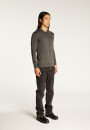 Pull col polo en laine mérinos pour homme