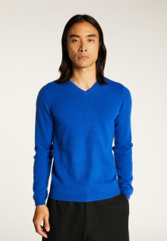 V-neck jumper in cashmere - Benjamin