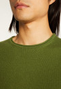 Round-neck cashmere sweater with rolled finishes - Ernest