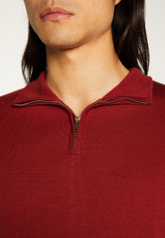 Pull col camionneur avec logo en laine mérinos - Ryan