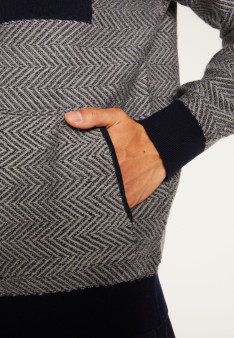 Veste zippée en laine mérinos - Dinesh