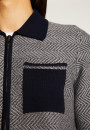 Merino wool zipped jacket - Dinesh