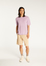 T-shirt col rond en coton brossé - Don