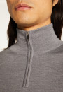 Pull col camionneur avec logo en laine mérinos