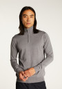 Pull col camionneur avec logo en laine mérinos