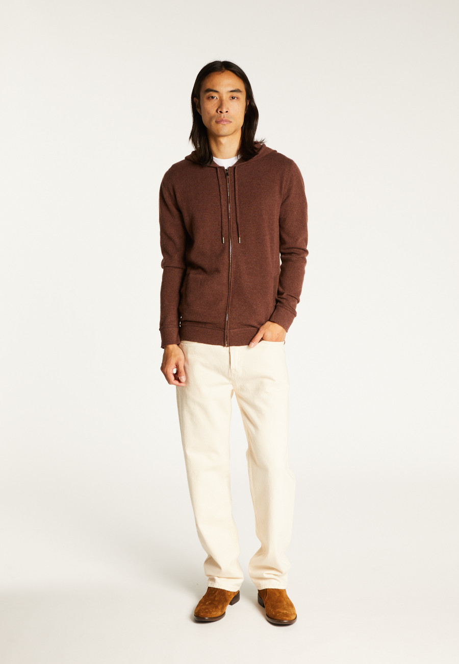 Cashmere Zip Hoodie - Bradley Cashmere Zip Hoodie - Bradley