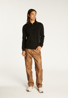 Pull col polo en cachemire - Emerson