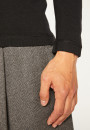 Wool sweater with Tunisian collar - Bono