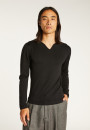 Wool sweater with Tunisian collar - Bono