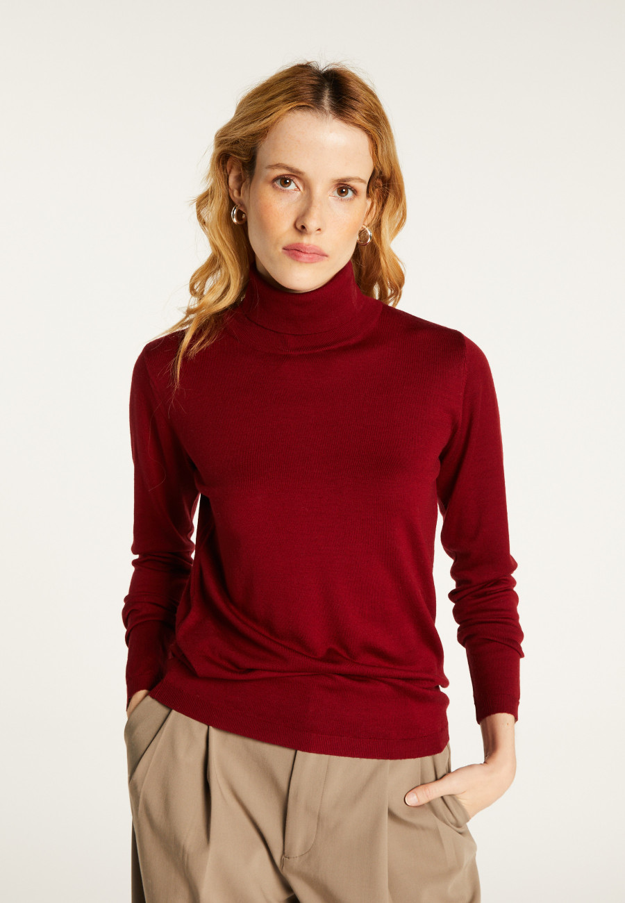 Roll-neck jumper in merino wool Roll-neck jumper in merino wool