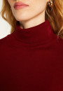Roll-neck jumper in merino wool