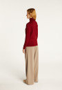 Roll-neck jumper in merino wool