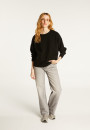Loose-fit recycled cashmere sweater with pockets - Davina