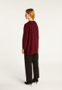 Loose sweater with slits in recycled cashmere and wool - Darius