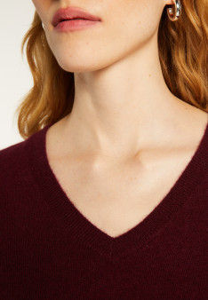 V-neck cashmere sweater - Bertille