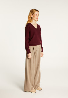 V-neck cashmere sweater - Bertille
