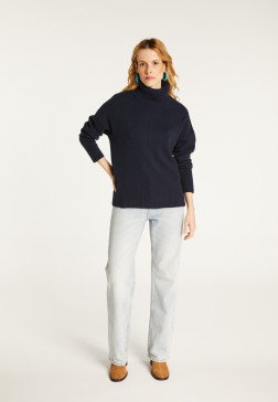 3-ply cashmere turtleneck sweater - Adena