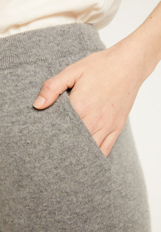 Pantalon à poches en cachemire - Adia