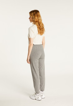 Pantalon à poches en cachemire - Adia