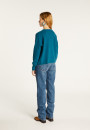 Short cashmere V-neck sweater with pockets - Balba