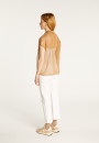 Short-sleeved blouse with iridescent effect - Stacy