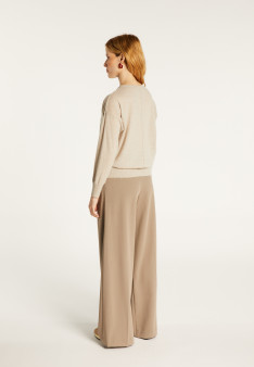 Pull col rond en cachemire light - Soraya