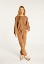 Joggers with pockets in recycled cashmere and wool - Anka