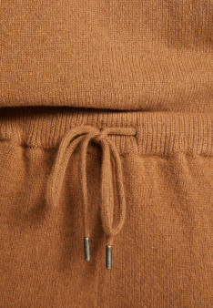 Joggers with pockets in recycled cashmere and wool - Anka