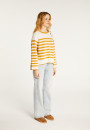 Sailor sweater in cashmere with loose sleeves - Gaelle