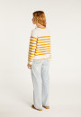 Sailor sweater in cashmere with loose sleeves - Gaelle