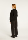 Asymmetrical wool and cashmere zip jacket - Gwenn