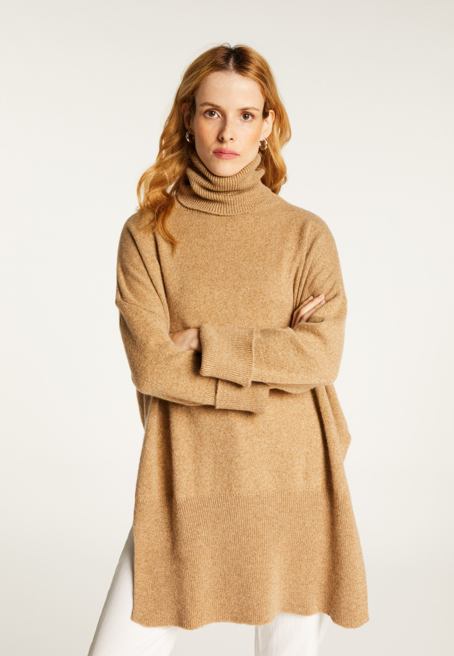 Long loose sweater in wool and cashmere - Galice Long loose sweater in wool and cashmere - Galice
