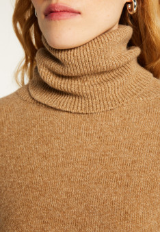 Long loose sweater in wool and cashmere - Galice
