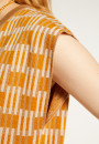 Sleeveless V-neck patterned sweater - Ganael