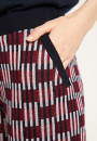 Pantalon à motifs en laine mérinos - Gill