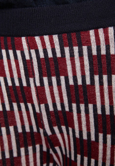 Pantalon à motifs en laine mérinos - Gill