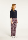 Pantalon à motifs en laine mérinos - Gill