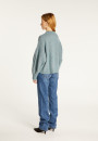 Pull ras de cou chiné en laine mélangée - Laetitia