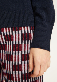 Cashmere round neck buttoned cardigan - Ari