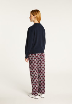 Cashmere round neck buttoned cardigan - Ari