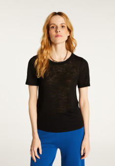 T-shirt en lin flammé - Lucie