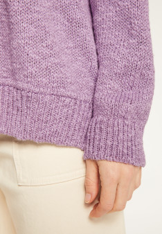 Loose cotton and linen jumper - Thalie