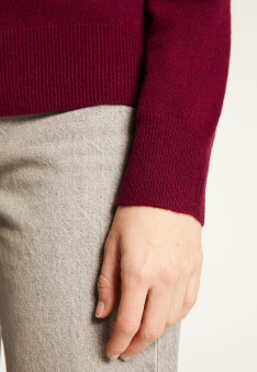 Pull col rond en cachemire - Abeline