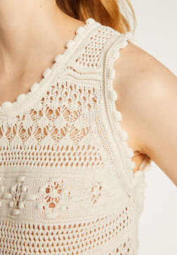 Openwork cotton tank top Danny